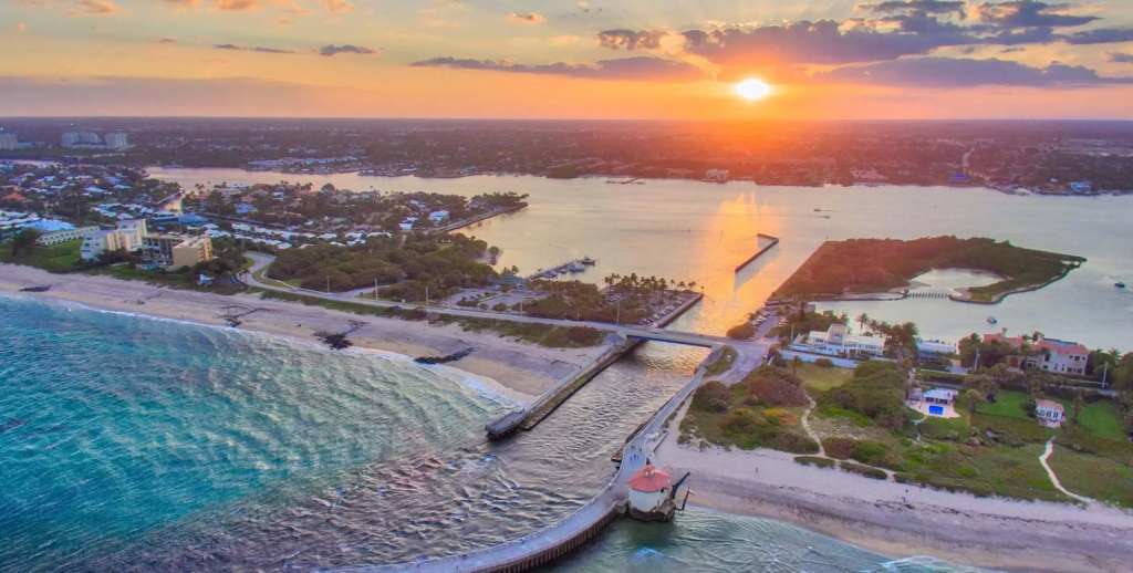 Boynton beach aerial
