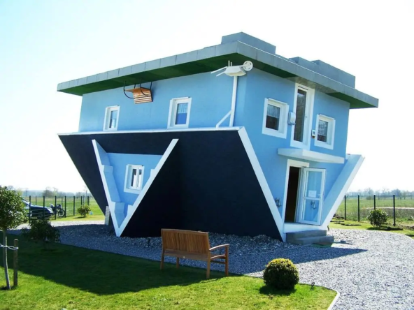 what not to fix when selling a house: upside down house